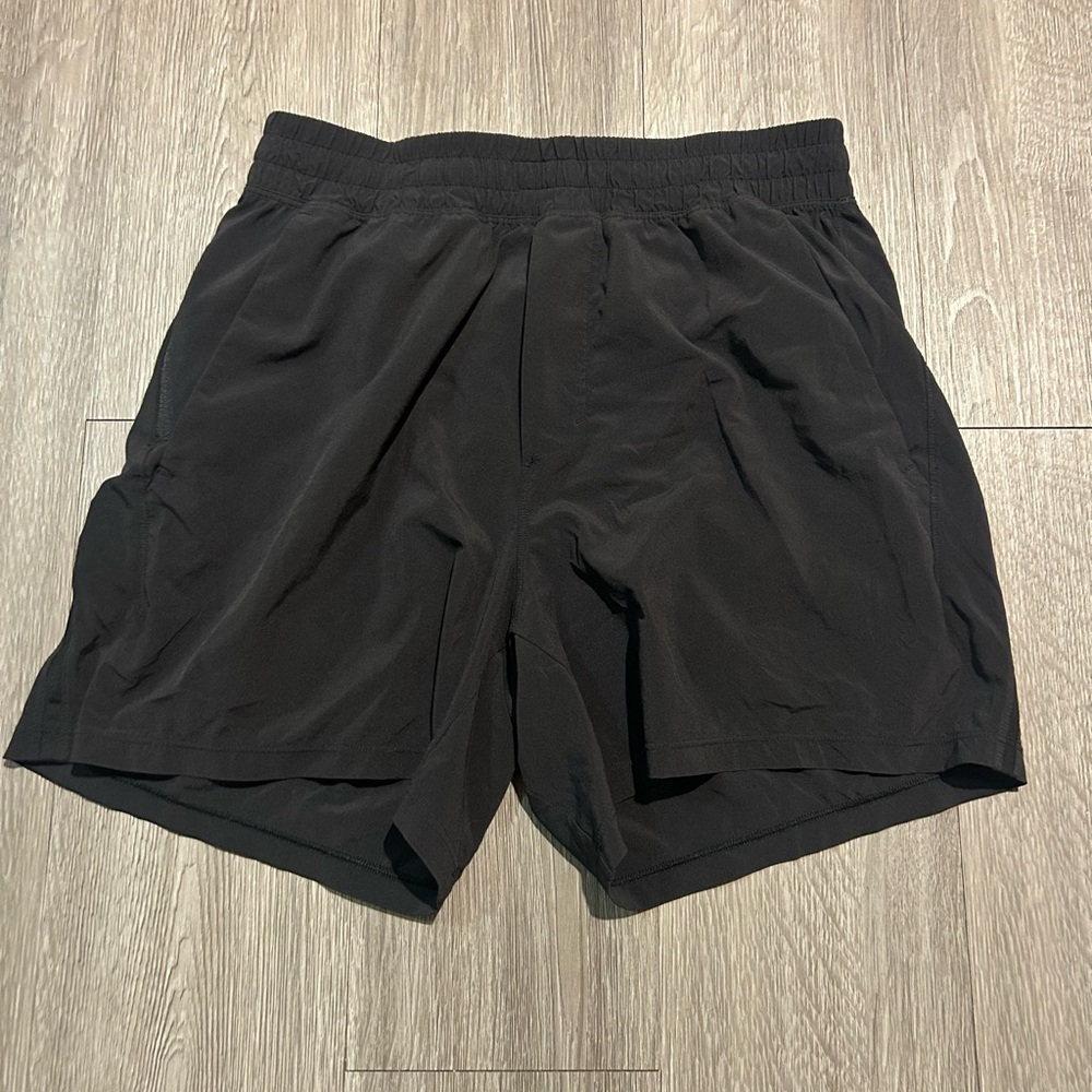 Lululemon Pace Breaker Liner-less Men's Black Shorts